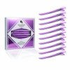 Vellen Hair Clips 10 Pack for Sectioning and Styling, Hair Clip for professional styling, Metall Hair Clips with unique design (Purple)