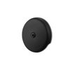 CalcMetal Single Hole Bathtub Drain Overflow Plate with One Matching Screws, Easy to Install, Matte Black