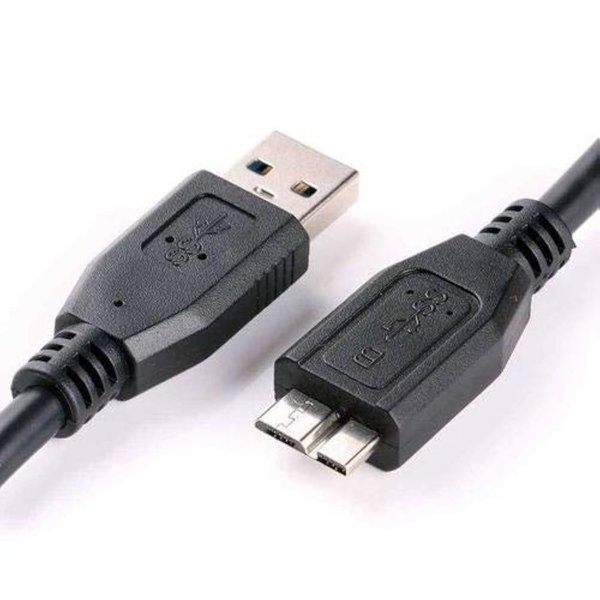 (2 Pack) 4 FT 4 FEET Micro USB 3.0 Cable for Toshiba Canvio Basics or Canvio Connect External Portable Desktop Hard Disk Drive