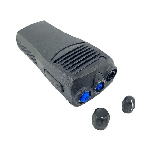 MaximalPower New Front Cover Outer Shell Housing for Motorola CP200 Two Way Radio Walkie Talkie Case Replacement Refurbish Kit with Buttons Channel PTT Button Stickers