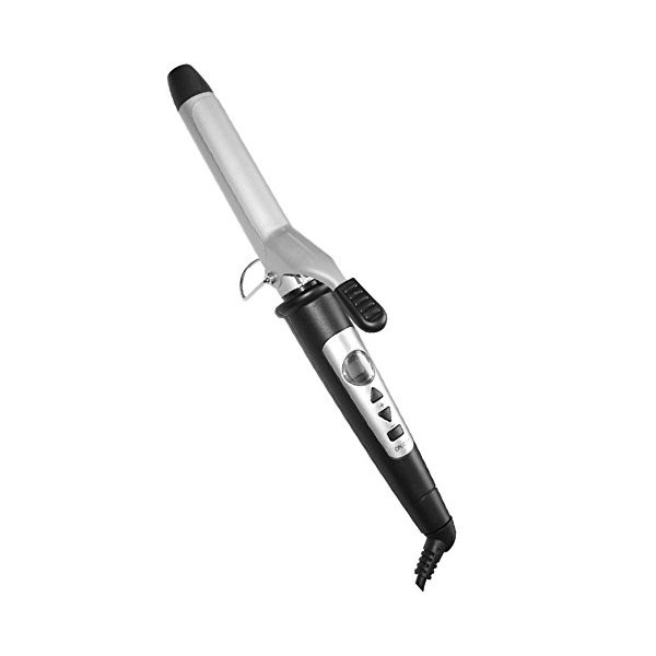 NEO Digital Clip Soft Touch Ceramic Curling Iron Wand - choose size: 19mm / 25mm / 32mm (19mm)