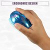 VOCOSTE Hair Brush, Travel Portable Hair Brush, Detangling Hair Brush, Mini Egg Shape Massage Hair Brush for Women, Blue