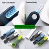 3 in 1 Cup Lid Cleaning Brush Set Multifunctional Bottle Brush Cleaner Tiny Bottle Cup Lid Brush Straw Cleaner Tools Mini Silicone Bottle Cup-Holder Cleaner