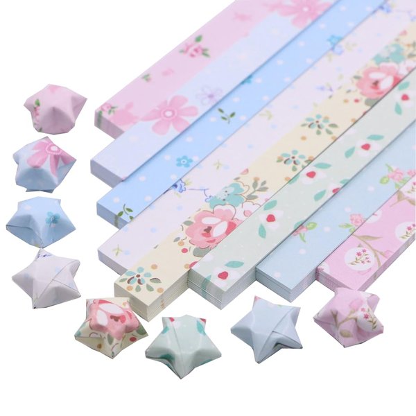 1590 Sheets Origami Stars Paper Folding Strips Star Origami Paper Strips Pastel Lucky Star Paper Pastel Package Diy Paper Crafts Art Crafting Supplies