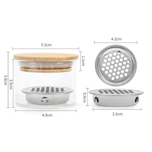 2 in1 Dappen Dish for Acrylic Nails and Nail Brush Cleaning Glass Cup Nail Tool Storage Cup with Lid Multi functional nail art tools for Home Use Nail Salon