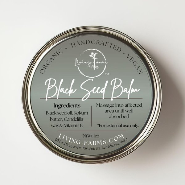 Organic Black Seed Oil Balm - Nigella Sativa | Vegan Skin Repair Ointment for Dry, Irritated Skin | Handcrafted Herbal Remedy | Non-GMO, Chemical-Free | Made in The USA