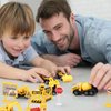 TOY Life 28 PCS Construction Toys Construction Cake Topper, Small Construction Vehicles, Sandbox Toys for Boys, Small Construction Car Truck Excavator Toys Construction Party Favors Gifts for Boys