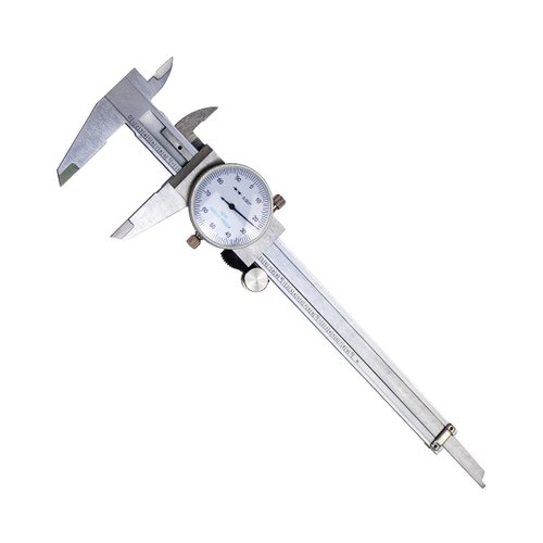 HFS(R) 0-6" Carbon Steel 4 Way Dial Caliper .001" Shock Proof New