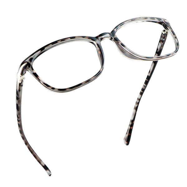 LifeArt Blue Light Blocking Glasses, Anti Eyestrain, Computer Reading Glasses, Gaming Glasses, TV Glasses for Women Men, Anti Glare (Leopard, 4.00 Magnification)
