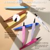 White Liquid Eyeliner Pen,Colored Waterline Eye Liner Waterproof Smudgeproof,High-Pigmented Long-Lasting Eyeliner,Smooth Ultra Fine Easy to Color Eye Liner Makeup Delineador De Ojos Contra El Aguas-08