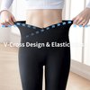 Gnainach Crossover Flare Leggings for Girls Size 11-12 Years Old Black High Waisted Kids Bell Bottom Elastic Length Yoga Pants for Running