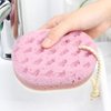 KECUCO 3 Pcs Bath Sponge for Women, Men, Adults, Kids. Sponge Loofah Body Scrubber Shower Sponge for Body Wash Bathroom, Body Sponge Bathing Accessories(Small Sizes)
