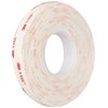 3M - 1/2-5-4950 VHB 4950 Heavy Duty Mounting Tape - 0.5 in. x 15 ft. Permanent Bonding Tape Roll with Acrylic Foam Core. Tapes and Adhesives