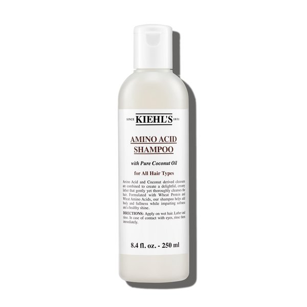 Kiehl's Amino Acid Shampoo, with Amino Acids and Coconut Oil to Clarify and Cleanse, Helps Strengthen Hair, Prevent Breakage, Suitable for All Hair Types, Paraben-Free - 8.4 fl oz