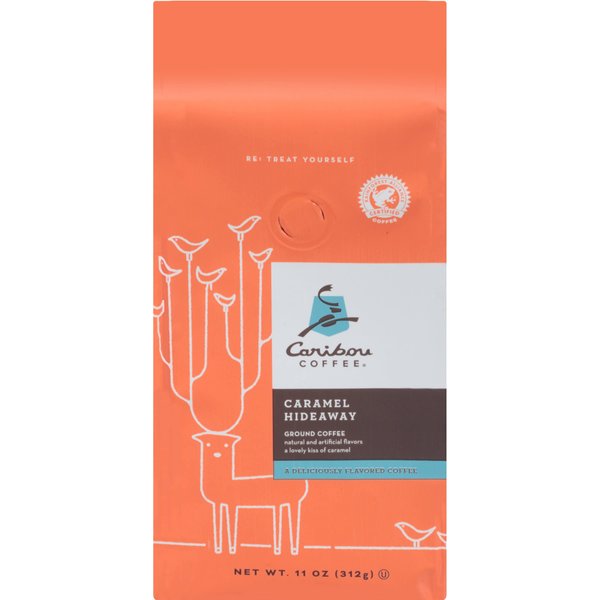 Peet's Coffee Caribou Coffee Flavored Coffee Caramel Hideaway Ground, 11 oz