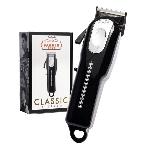 American Barbershop, High Speed Rotary Engine Clipper, Adjustable Fade Lever, Pro Barber Cutting Tool, Perfect for Tight Fades, Beards, Body Hair Trimmer, Beard Lineup