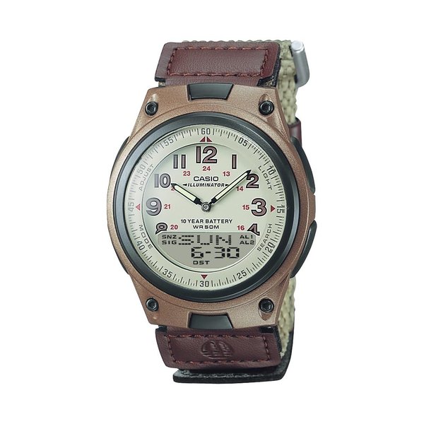 Casio Men's AW80V-5BV World Time DataBank 10-Year-Battery Watch