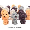 24 Pcs Animal Pencil Erasers Toppers,Pencil Top Erasers,3D Cute Dog Cap Easters Desk Pet Erasers for Kids