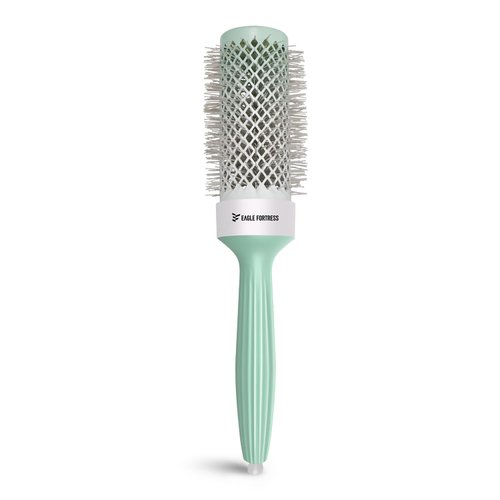 EAGLE FORTRESS Professional Round Hair Brush for Blow Drying with Ion + Ceramic, Innovative Bristle Combination Round Brush for Professional Styling Blowing Out at Home (1.7in)