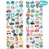 Travel Temporary Tattoos Bon Voyage Birthday Party Supplies Favors Decorations Adventure Awaits World Travel Super Cute 96 PCS Tattoos Stickers for Kids Boys School Classroom Rewards Gifts Ideal