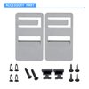 Ytpoools 2 Pack 3316882900 RV Refrigerator Door Handle Holder Grip Black Hardware, Fit for 3316882.900 S,Std Dr Handle Combo-6/8 Amii DM2672, DM2682, DM2872, DM2882 Refrigerators with Airing Cards