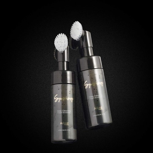 Adore Cosmetics | Symphony Deep Cleansing Foam Scrubber | Facial Cleanser with Soft Facial Cleansing Brush