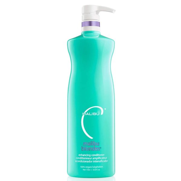 Malibu C Blondes Enhancing Conditioner (33.8 oz) - Hair Hydrating Conditioner for Natural + Processed Blondes - Protects Hair from Discoloration & Damage