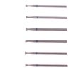 MZCMSL 6pcs Tapered Cuticle Nail Drill Bits, Pro Diamond Nail Bit Set for Nail Salon Manicure, 3/32 Shank efile Bit (Medium)