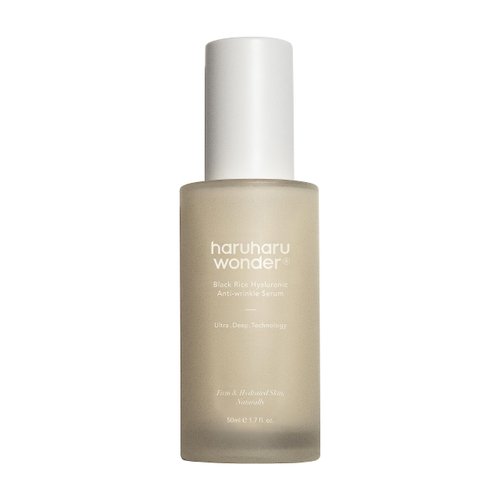 Haruharu Wonder Black Rice Hyaluronic Anti-Wrinkle Serum 1.6 fl. oz / 50 ml | Wrinkle Care, Skin Tightening