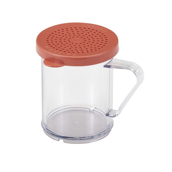 Cambro Camwear 10 Oz Shaker/Dredge w/ Medium Ground Lid