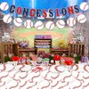 Baseball Party Decorations - 163Pcs Baseball Themed Party Decorations Includes Baseball Plates, Napkins, Tablecloth, Cups, Concessions Banner for Sports Baseball Party Baseball Birthday Party Supplies