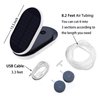 Lewisia Solar Air Pump Kit USB Aquarium Fish Tank Air Pump with Air Hoses Bubble Stones Clip 3 Working Modes Pond Aerator Bubble Oxygenator (2W)