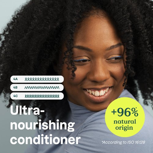 ATTITUDE Ultra-Nourishing Conditioner for Curly Hair with Shea Butter, EWG Verified, Vegan Detangler and Naturally Derived 4a, 4b, 4c Curl Type, Deeply Nourishes Curls, 16 Fl Oz