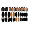 Dashing Diva Gloss Halloween Nail Strips - Twisted Nightmare | UV Free, Long Lasting, Cute Halloween Gel Nail Stickers | Contains 32 Nail Wraps, 1 Prep Pad, 1 Nail File