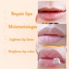 2PCS honey pot lip balm Strawberry lip mask, lip sleeping mask, Moisturizing exfoliating Prevent Dry & Cracked diluting lip lines applying lip gloss and lipstick as a base (Honey & Strawberry)
