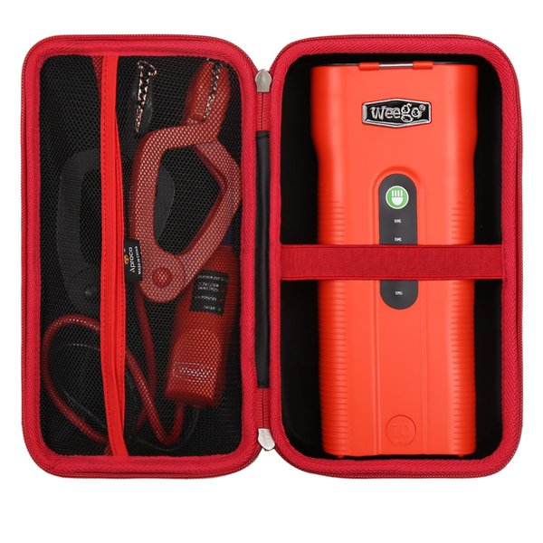 Aproca Hard Storage Travel Case, for Weego 70 12-Volt Portable Lithium Jump Starter and Accessories