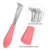 Comb Cleaner Tool Set 4 Pcs Hairbrush Cleaner Tool Hair Brush Cleaner Tool Comb Cleaning Brush Remover Cleaning Claws Rake Design Brush Cleaner for Home and Salon