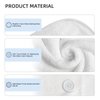 Fiephvsa Unisex White and Black Polka Dot Hair Drying Towels Coral Velvet Head Towel Cap Soft Hair Wrap with Button 1pcs for Home Travel