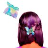 Butterfly Hair Clips, Tortoise Shell Cellulose Acetate Barrettes Claw Clips No-Slip Grip French Design Hair Jaw Clamp Small Hair Accessories for Women Girls Ladies Fashion Ponytail Holders (3 Pack)