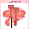 Soft Cream Liquid Blush Beauty Wand, Creamy Blush Makeup for Cheeks with Cushion Applicator, Natural-looking Cheek Tint Blush Dewy Finish,Blends Perfectly onto Skin,Long-Wearing (105 Ardour)