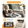 Babyvue Baby Car Camera Plug-Play, 4.5" 1080P HD Crystal Clear View Baby Car Mirror Monitor with 3X Zoom, Safety 360 Rotation Rear Facing Car Seat for Baby, Baby Travel Essential