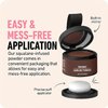 Waverloo Magic Root Cover Up, Waverlo Magic Root Cover Up, Waverly Magic Root Cover Up, 14 Colors Root Touch Up Powder with Mirror, Water Sweat Resistant (Dark Brown, 1PC)
