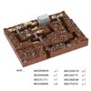 MOOXI WW2 Weapons Depot Military Building Block Set(252PCS).Build Different Combat Military Buildings.
