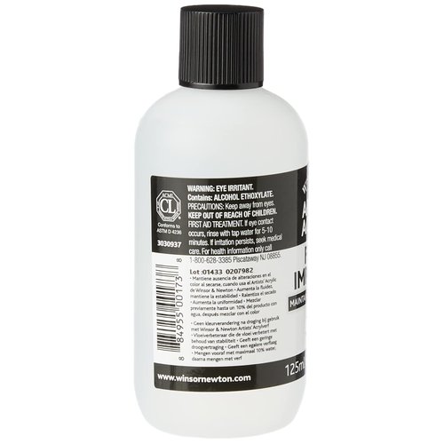 Winsor & Newton Professional Acrylic Medium, Flow Improver, 125ml (4.2-oz)