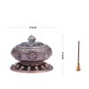 MEDOOSKY Incense Holder Burner Tibet Lotus Copper Alloy(Stick/Cone/Coil Incense)