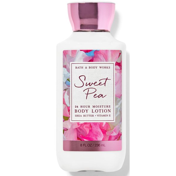 Bath & Body Works Sweet Pea Body and Hand Lotion Pack of, 8oz (Sweet Pea)