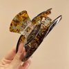 FAELBATY Big Hair Claw Clips Tortoise Barrettes Banana Hair Claw 4.5 Inch Big Hair Clips for Thin Thick Hair Hair Accessories for Women Girls (1pc,Brown)