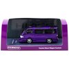 Wagon Custom Van RHD (Right Hand Drive) Purple Metallic Road64 Series 1/64 Diecast Model Car by Tarmac Works T64R-078-PU