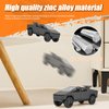 Cybertruck Camper Toy,1:24 Zinc Alloy Pull Back Toy Car Camping RV with Sound and Light,Display Model,Gifts for Boys and Girls (Grey_)