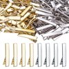 200pcs 32 mm Metal Alligator Hair Clips Non-slip Hair Barrette Duck Bill Hairclips Sectioning Hairpins Clips for Salon Girls Hair Styling DIY Accessories, Golden and Silver